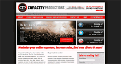 Desktop Screenshot of capacityproductions.net